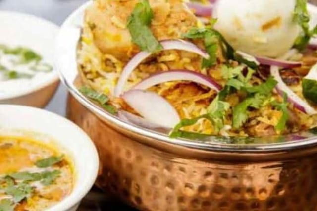 Gongura Chicken Biryani.