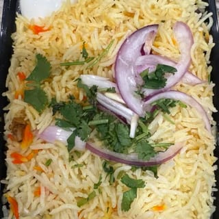 3 Inch Full Tray Hyderabadi Goat Dum Biryani